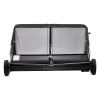 VEVOR 52 in Tow Behind Lawn Sweeper, 26 cu.ft. Large Yard Sweeper, Adjustable Sweeping Height, Heavy Duty Leaf & Grass Collector with Dumping Rope