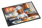 NEW Nova Scotia Duck Tolling Retriever The Chef Doormat Front Door Mat Indoor Outdoor Rugs for Entryway, Non Slip Washable Low Pile, 18H X 27W
